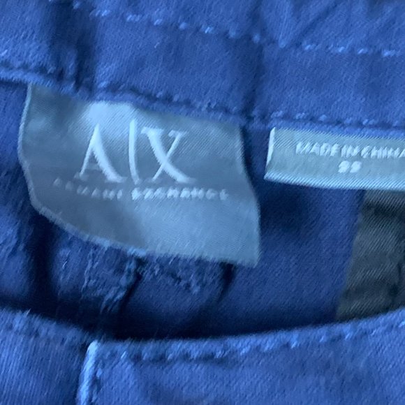 AlX‎ ARMANI EXCHANGE Side Pleated Crop Chinos - Picture 2 of 9